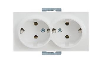 Dubbele wcd rita wit