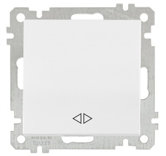 Kruisschakelaar Candela WIT