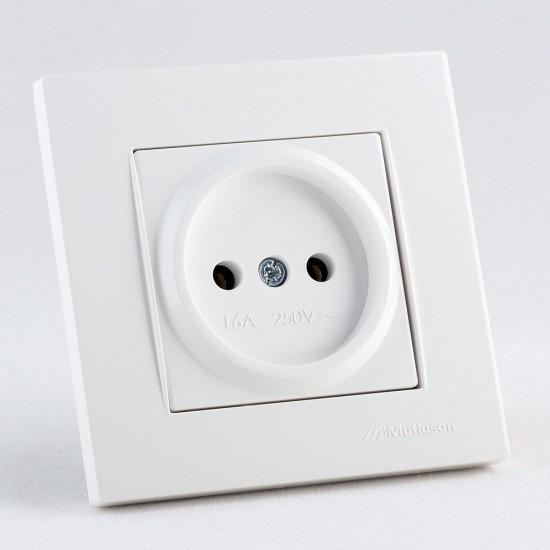 Wandcontactdoos schuin