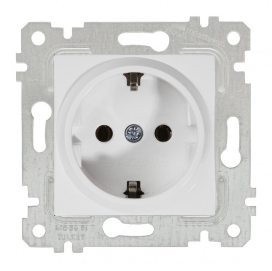 Wandcontactdoos Randaarde